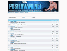 Tablet Screenshot of forum.posilovani.net